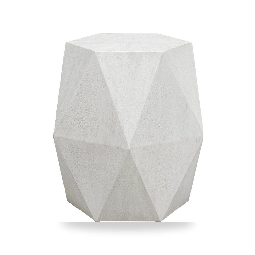 طاولة Volker Geometric Accent أبيض أترموست Uttermost