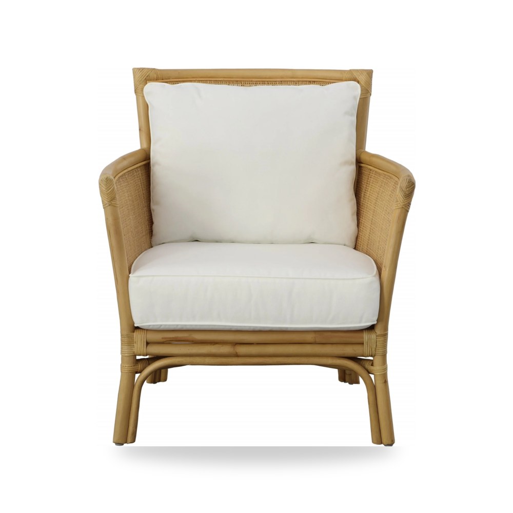 كرسي بذراعين فاخر - Uttermost Pacific Rattan Armchair - طراز 23766-UTT