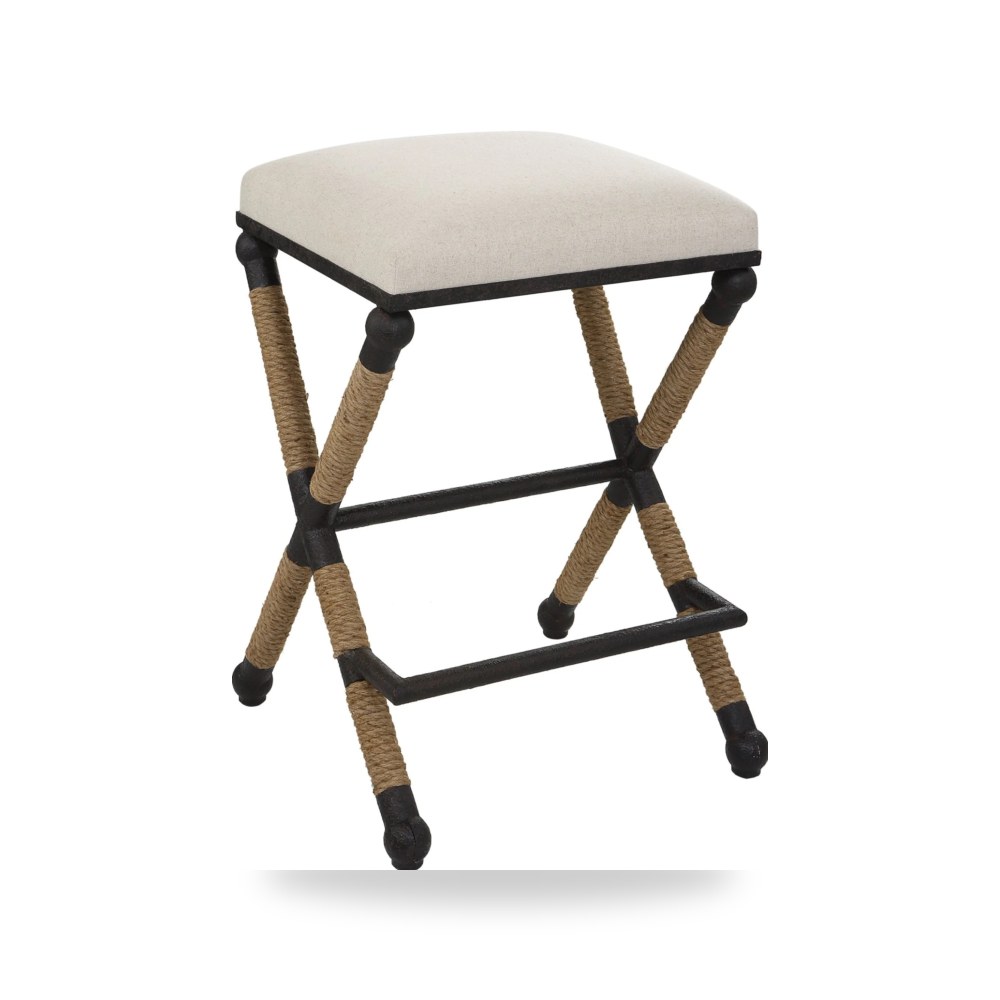 مقعد بار عالي فاخر - كرسي بار مرتفع Uttermost موديل 23709 UTT - طراز 23709-UTT