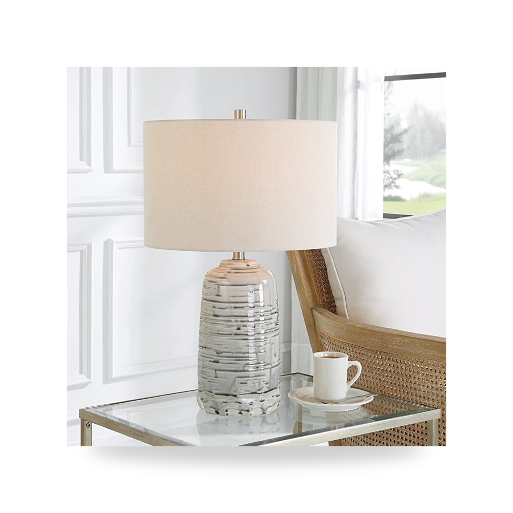 مصباح طاولة عاجي أترموست Uttermost Cyclone