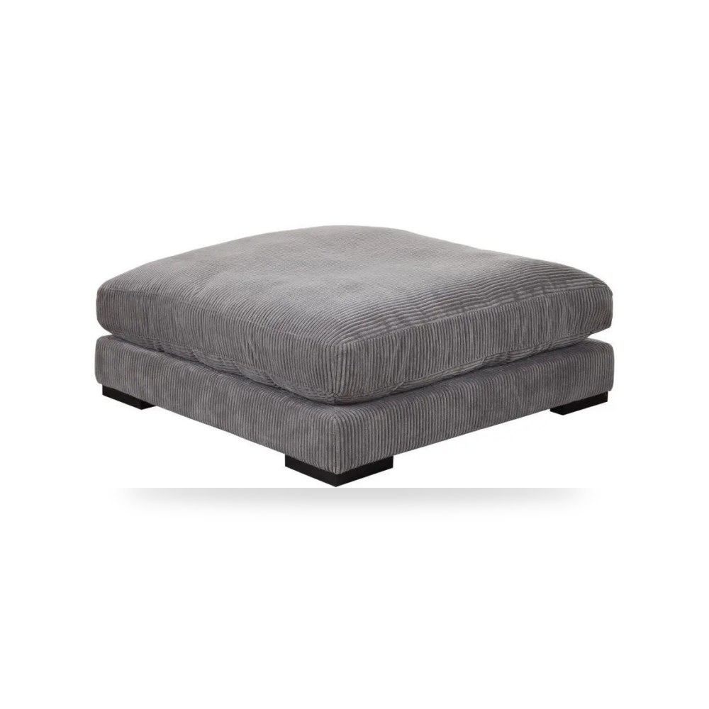 بوف ومسند قدم عثماني - بوف Tumble Charcoal Moes معتمد - من Moe's Home - طراز UB-1009-25