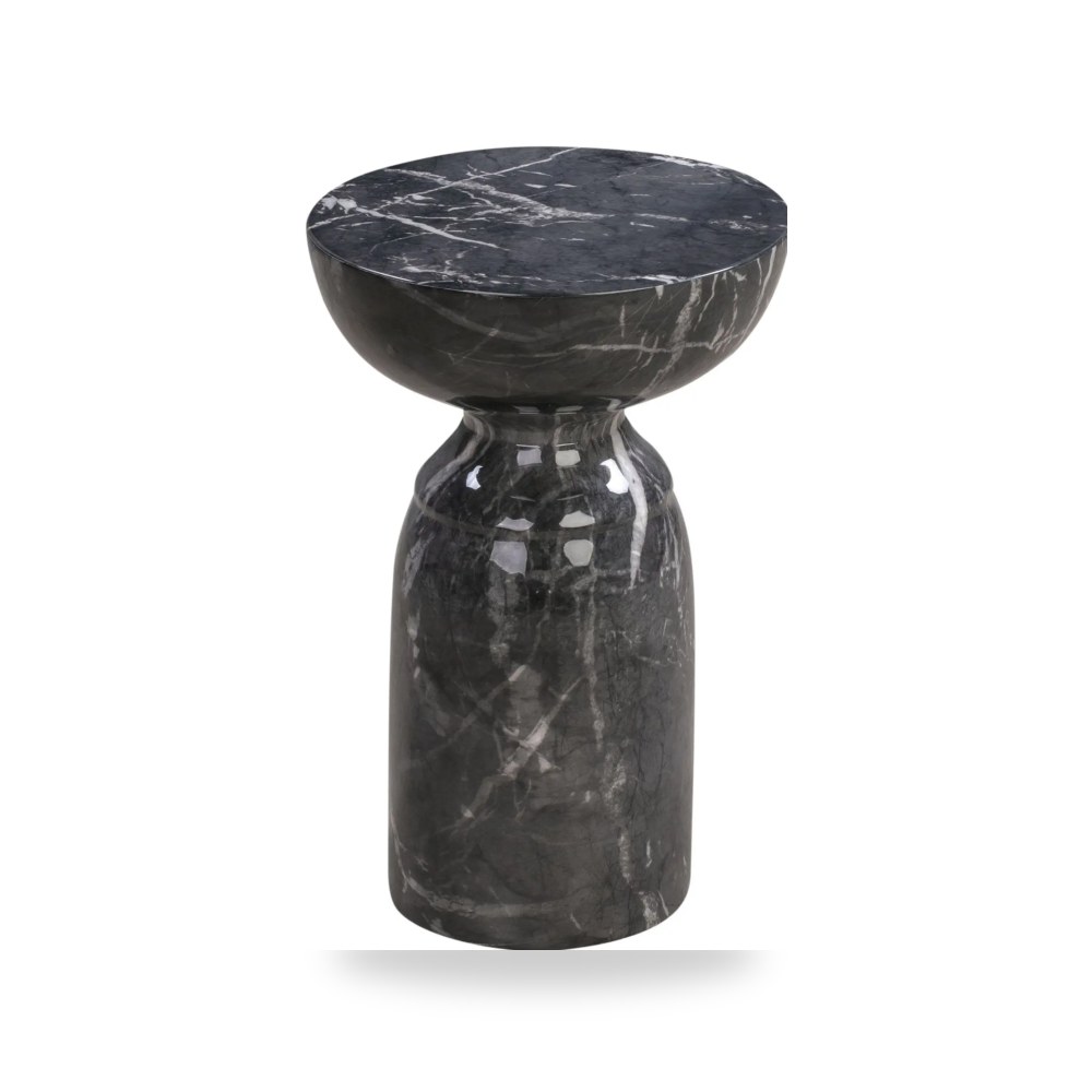 طاولة جانبية أسود Rue Marble توف فيرنتشر TOV Furniture