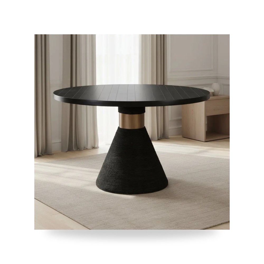 طاولة طعام أسود توف فيرنتشر TOV Furniture موديل توف فيرنتشر TOV Furniture D44049