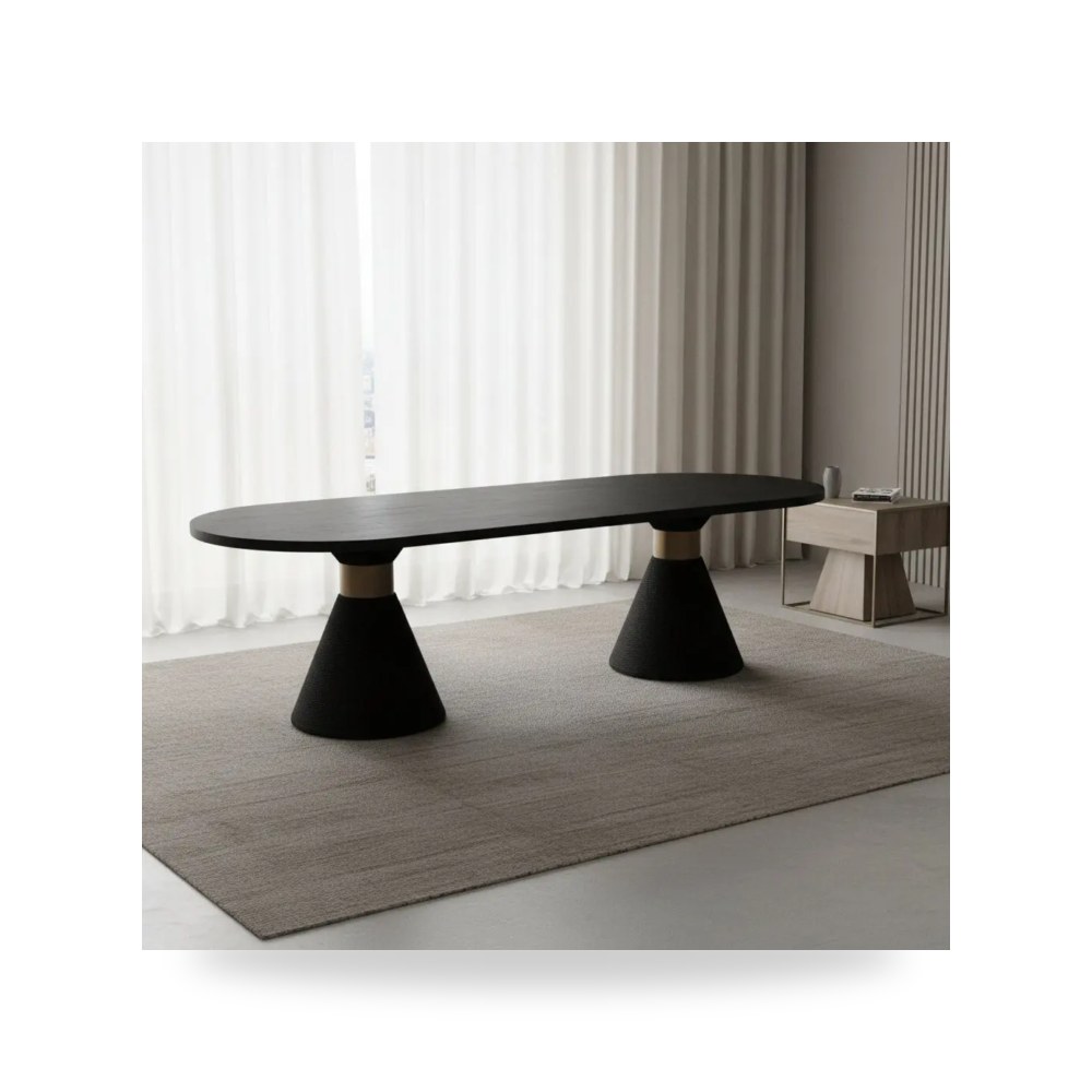 طاولة طعام أسود توف فيرنتشر TOV Furniture موديل توف فيرنتشر TOV Furniture D44047