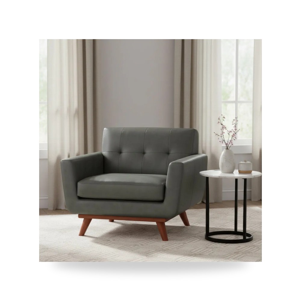كرسي جلوس بتصميم أنيق - كرسي رمادي Lyon Smoke TOV - من TOV Furniture - طراز TOV-A56