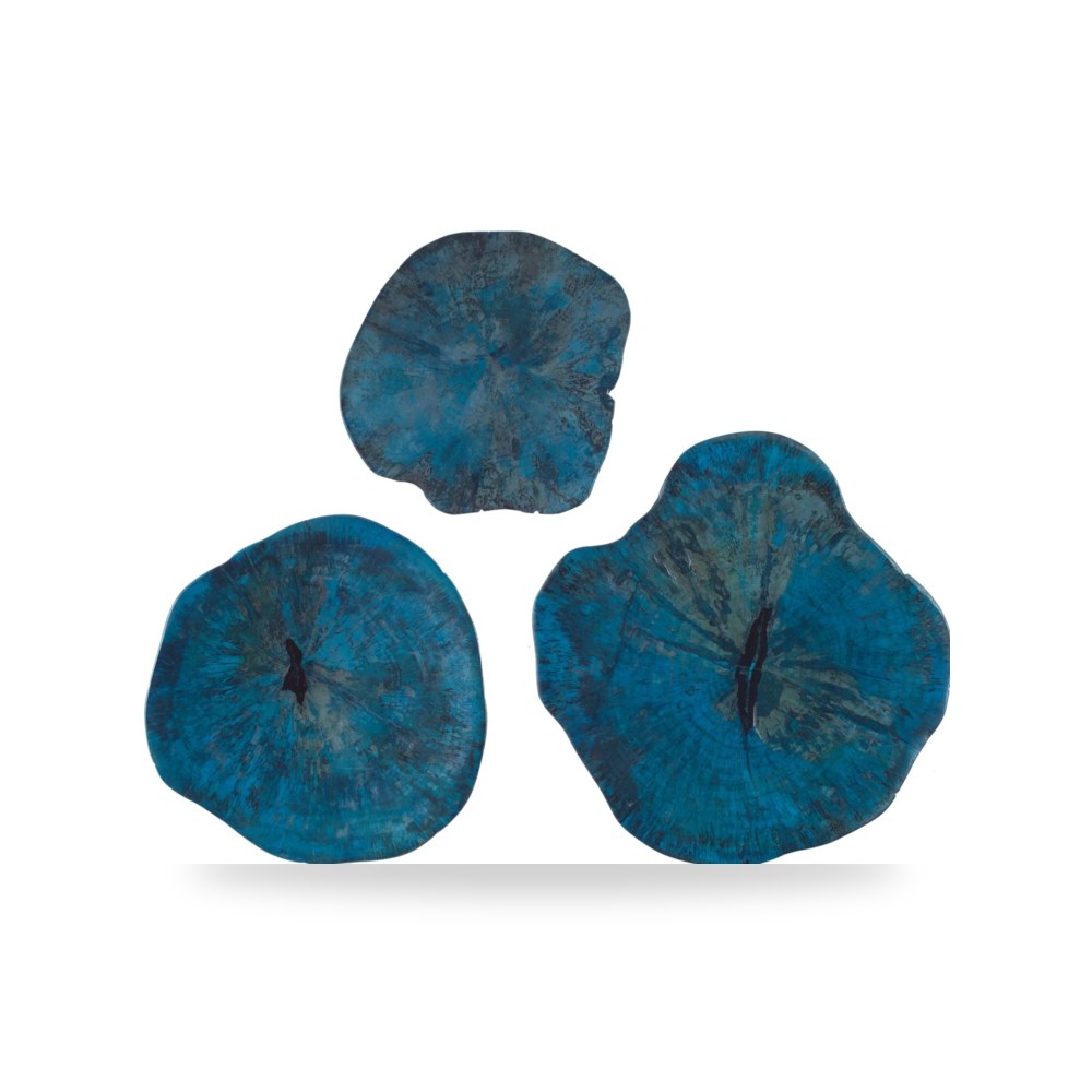 مرآة ديكور جدارية إكسسوار ديكور طاولة أزرق Uttermost