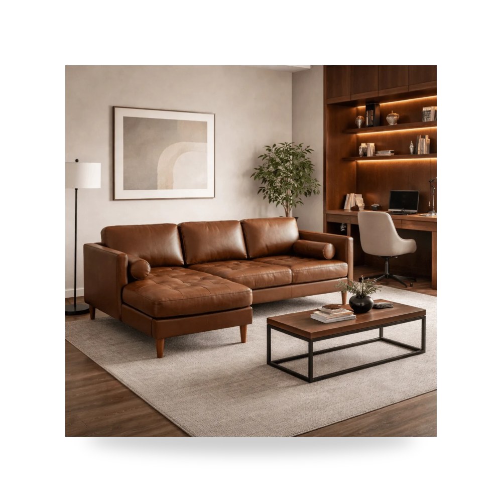 كنب زاوية أريكة مقطعية روتس موديل USk3786-RL-LC