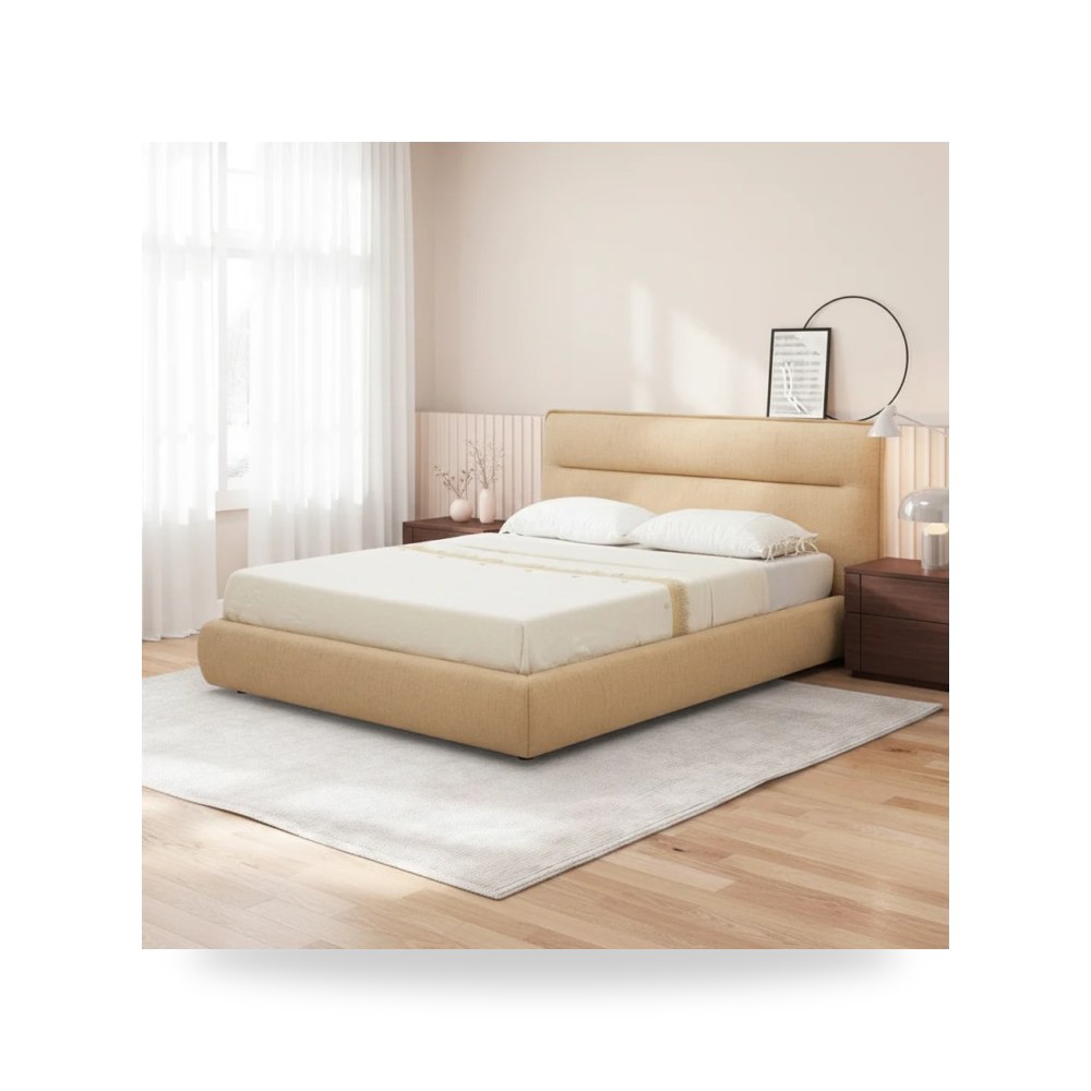 سرير نوم فاخر - سرير بيج معتمد - طراز WR1889-B0005KBD