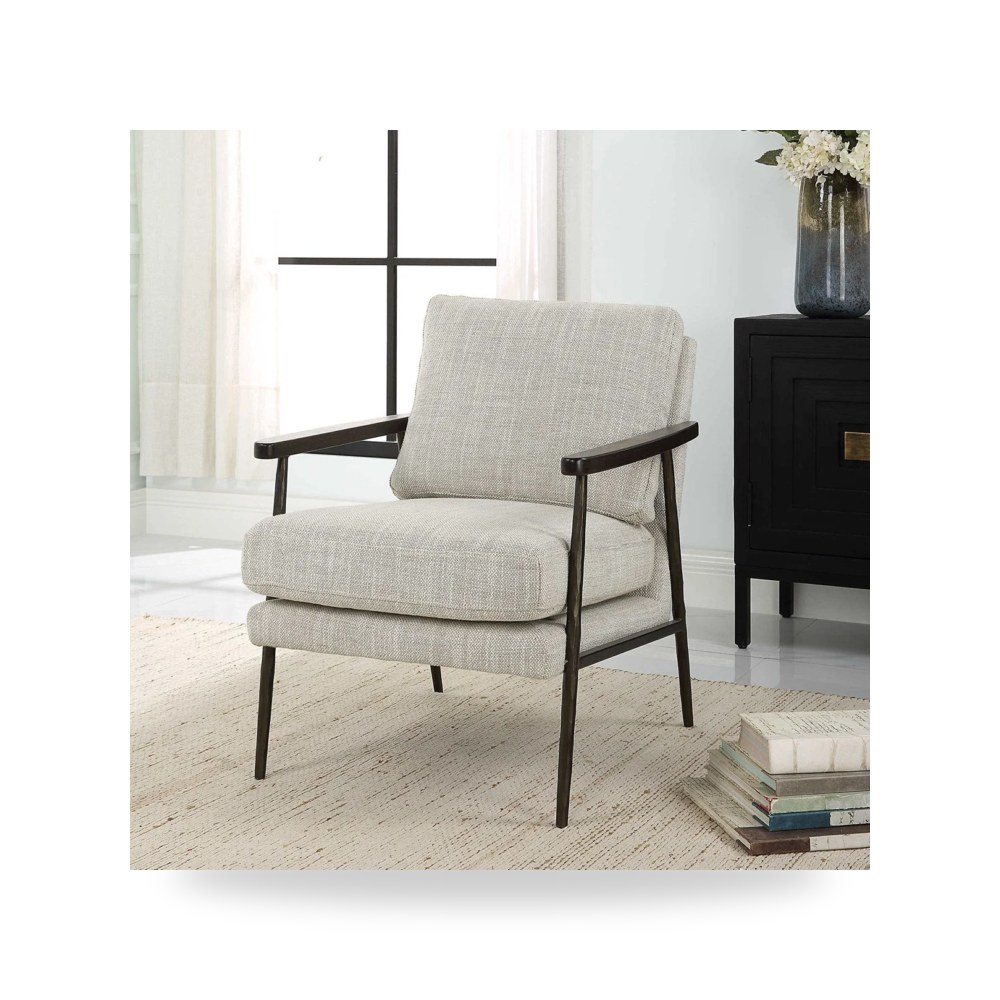 كرسي جلوس بتصميم أنيق - كرسي Sebastian Uttermost معتمد - طراز 23828-UTT