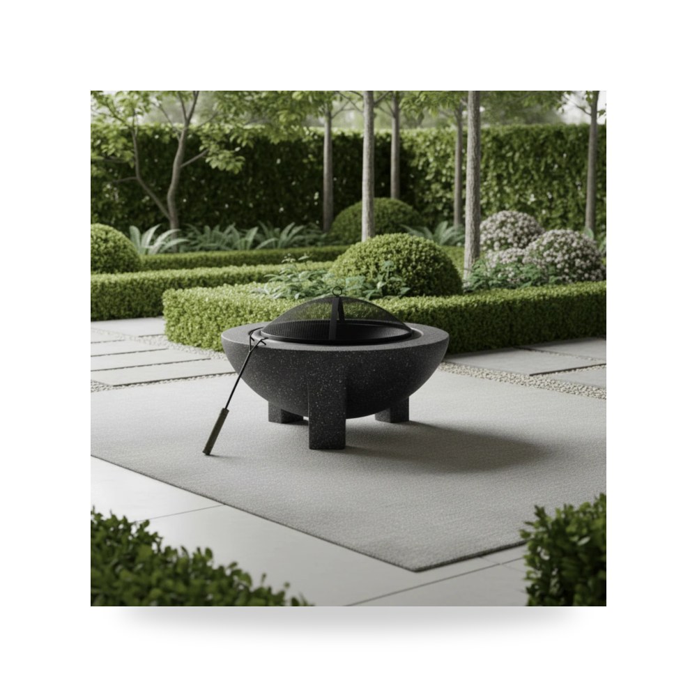 موقد نار خارجي للحدائق - Outdoor Firepits رمادي - طراز F7347FP-DG