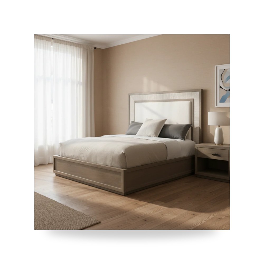 سرير نوم فاخر - سرير Rockery UPH Hooker معتمد - من Hooker Furniture - طراز 6350-90266-95
