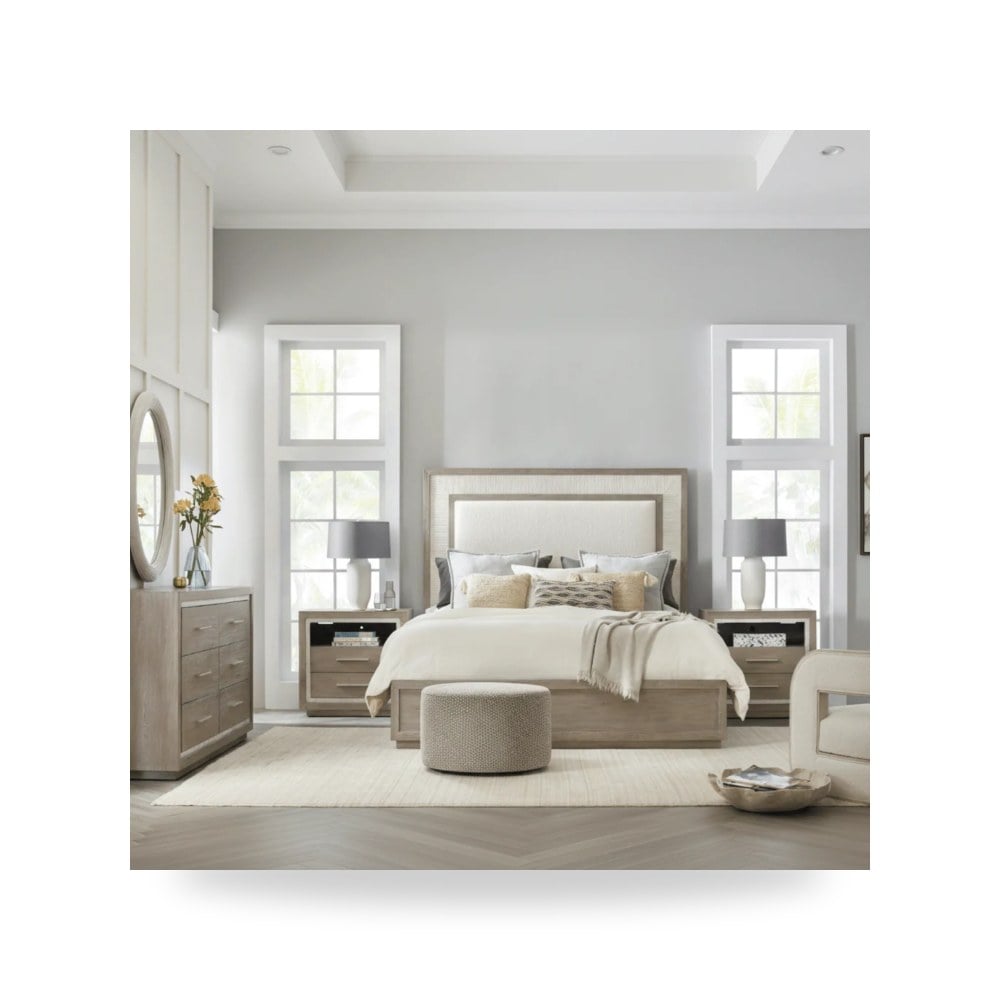 سرير نوم فاخر - سرير Rockery Bedroom Hooker - من Hooker Furniture - طراز 6350-902kit
