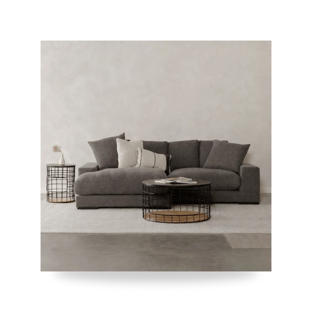 أريكة زاوية Plunge Anthracite Moes موديل TN-1004-15 Moe's Home