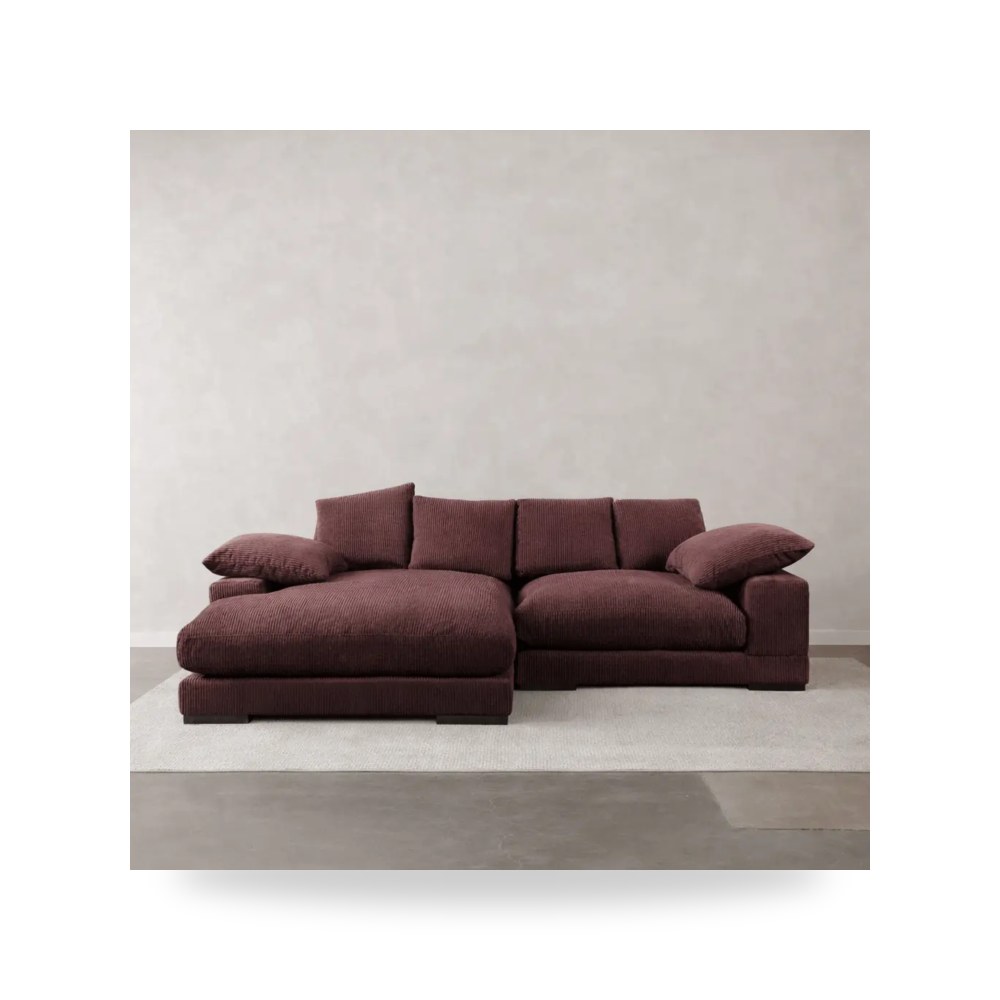 أريكة زاوية بني Plunge Dark Moes موديل TN-1004-20 Moe's Home