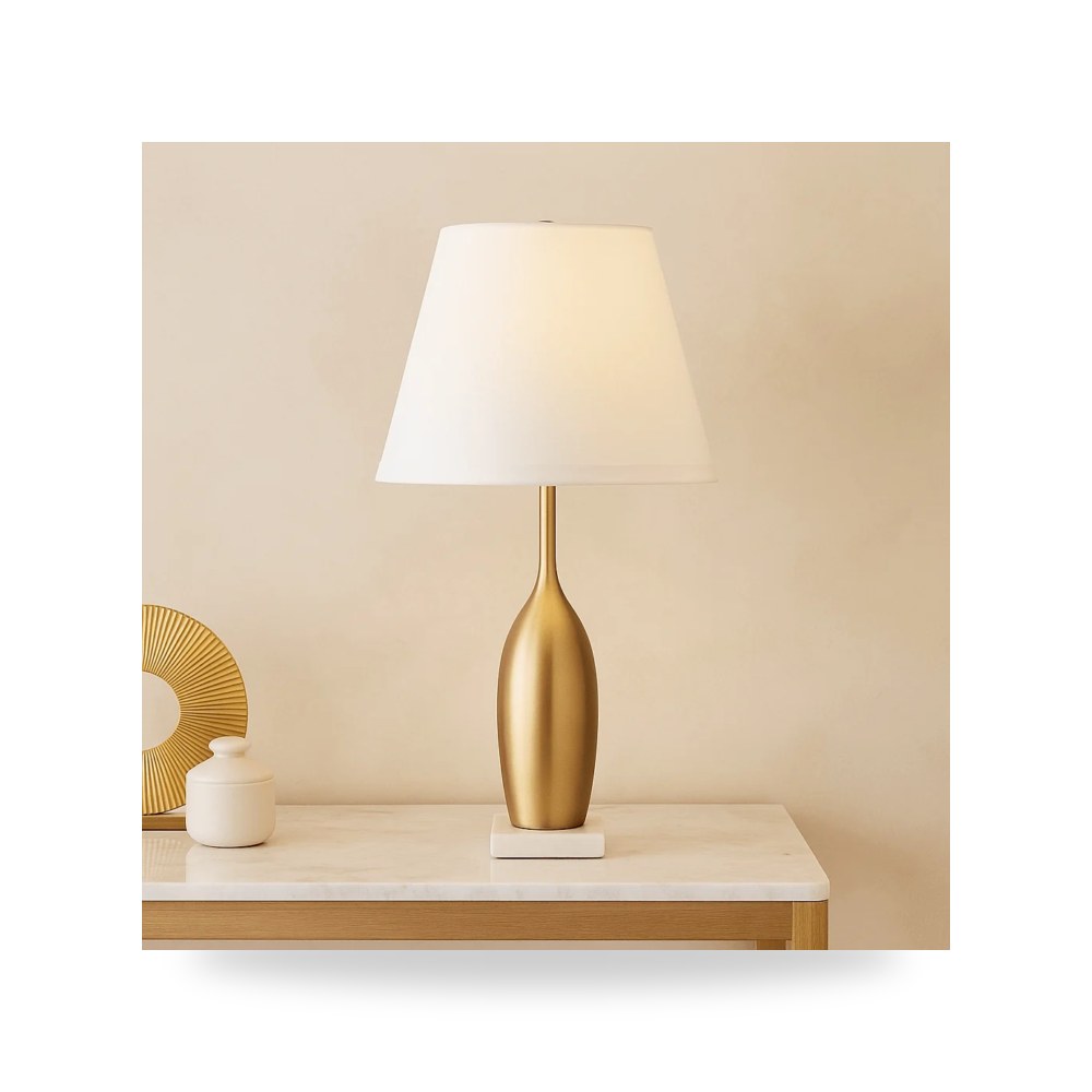 مصباح طاولة نحاس أصفر Pin أترموست Uttermost