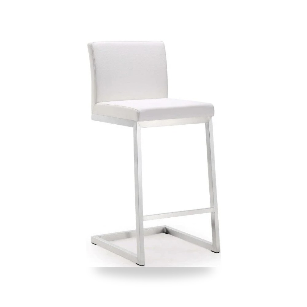 مقعد بار عالي فاخر - كرسي بار مرتفع أبيض TOV موديل TOV K3605 - من TOV Furniture