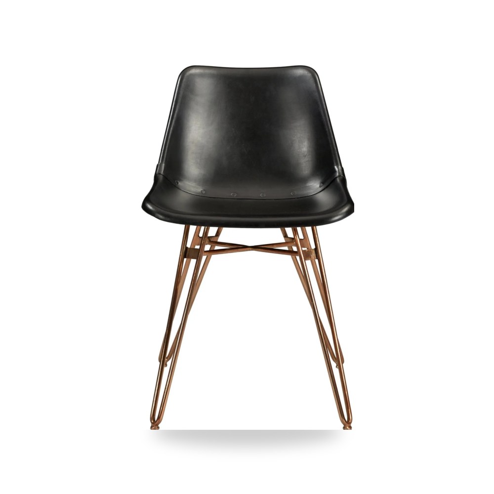 كرسي طعام فاخر - كرسي طعام أسود Omni Black M2 Moes - من Moe's Home - طراز GZ-1013-02