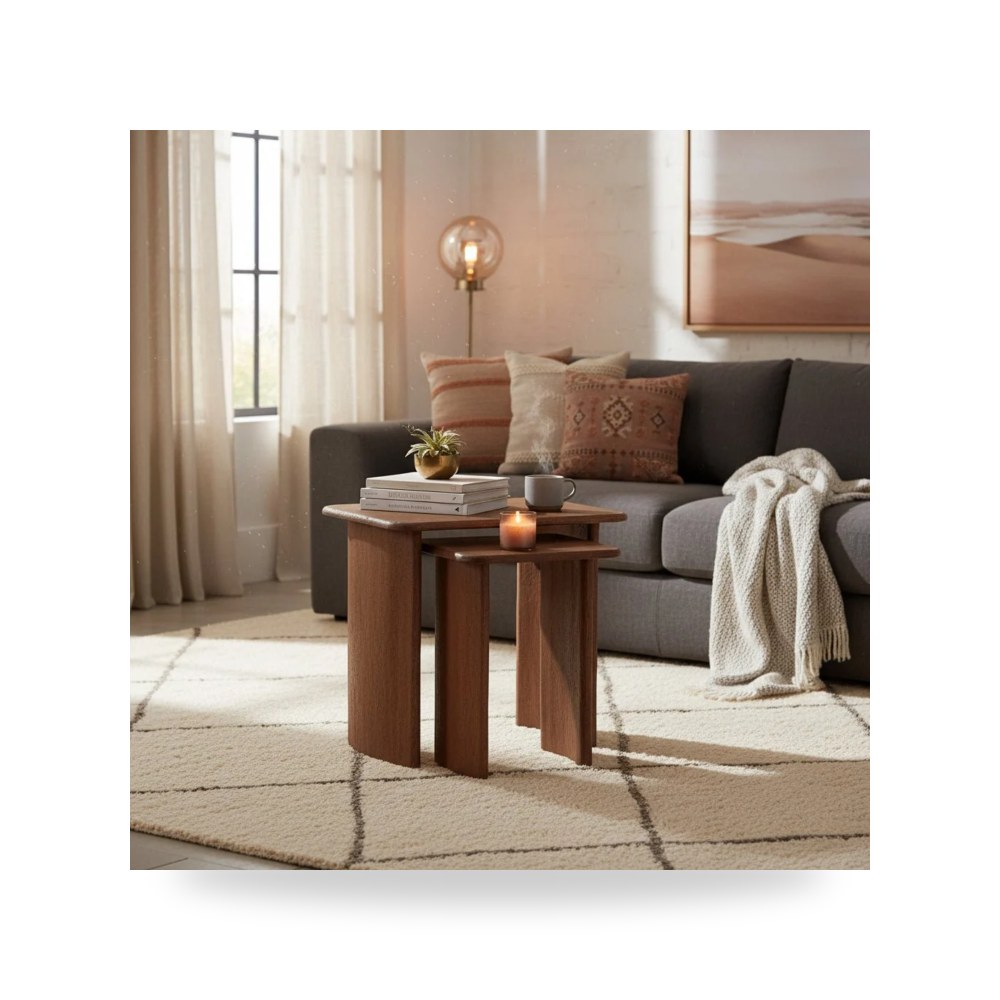 طاولة خشب Milav موديل BT2104P - BR2104Q