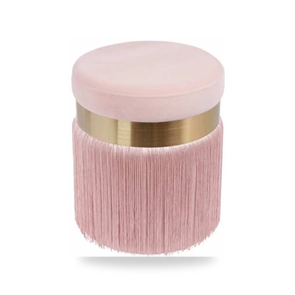 بوف ومسند قدم عثماني - بوف Melody Blush TOV معتمد - من TOV Furniture - طراز TOV-OC68212