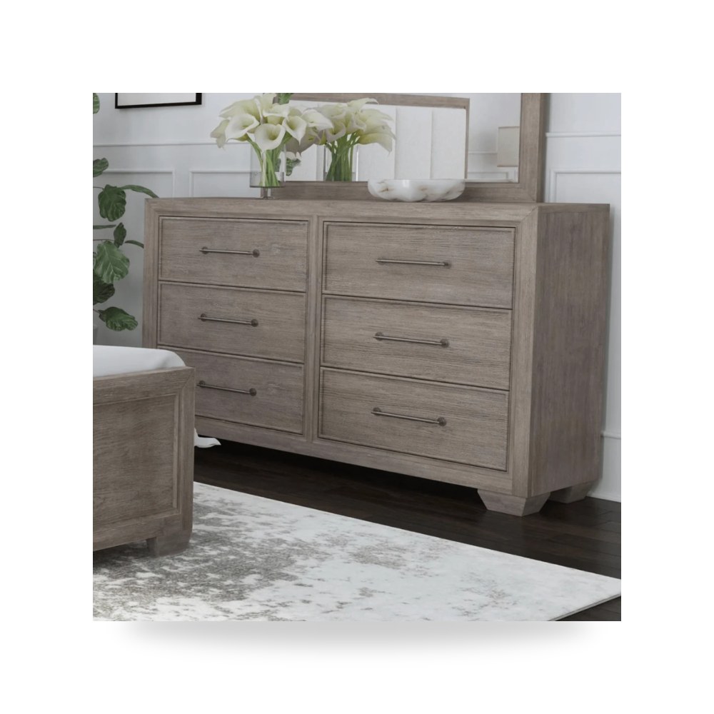وحدة أدراج وكومودينة غرف نوم - تسريحة دريسر موديل S714 010 - طراز S714-010