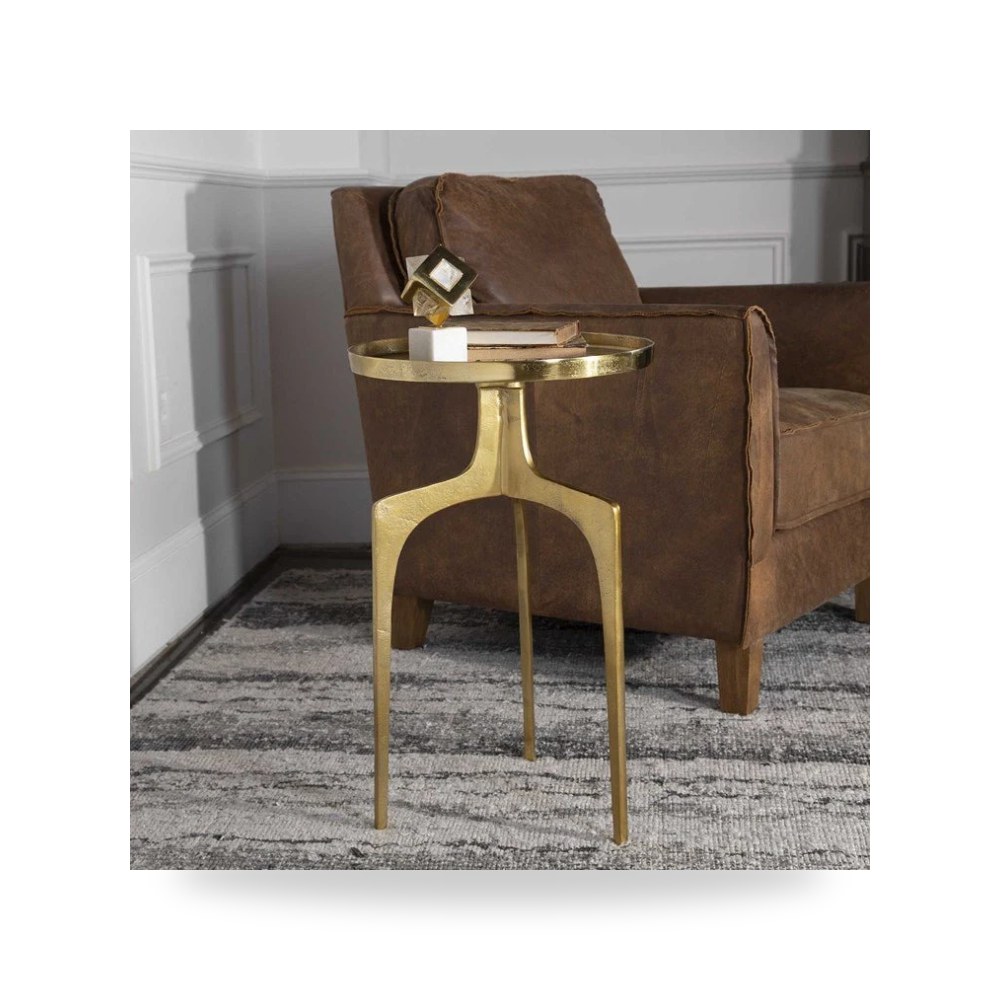 طاولة جانبية ذهبي Kenna أترموست Uttermost