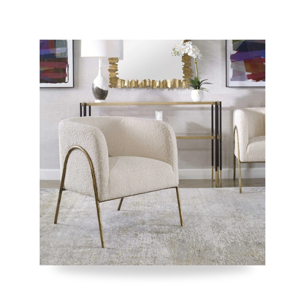 كرسي جلوس بتصميم أنيق - كرسي Uttermost موديل 23686 UTT - طراز 23686-UTT