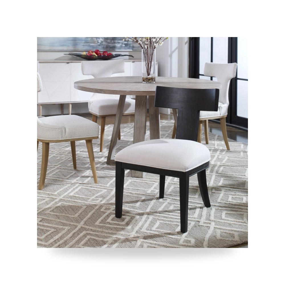 كرسي جلوس بتصميم أنيق - Idris Armless Chair - من Uttermost - طراز 23533-UTT