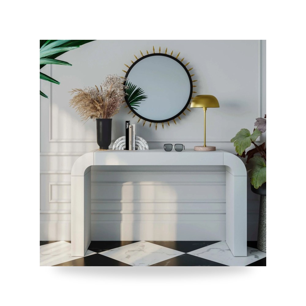 طاولة كونسول أبيض Hump توف فيرنتشر TOV Furniture