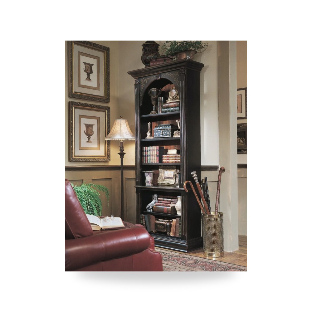 مكتبة أسود هوكر فيرنتشر Hooker Furniture
