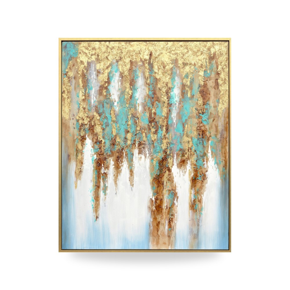 لوحة جدارية كانفس ذهبي Crestview موديل كريستفيو كولكشن Crestview Collection