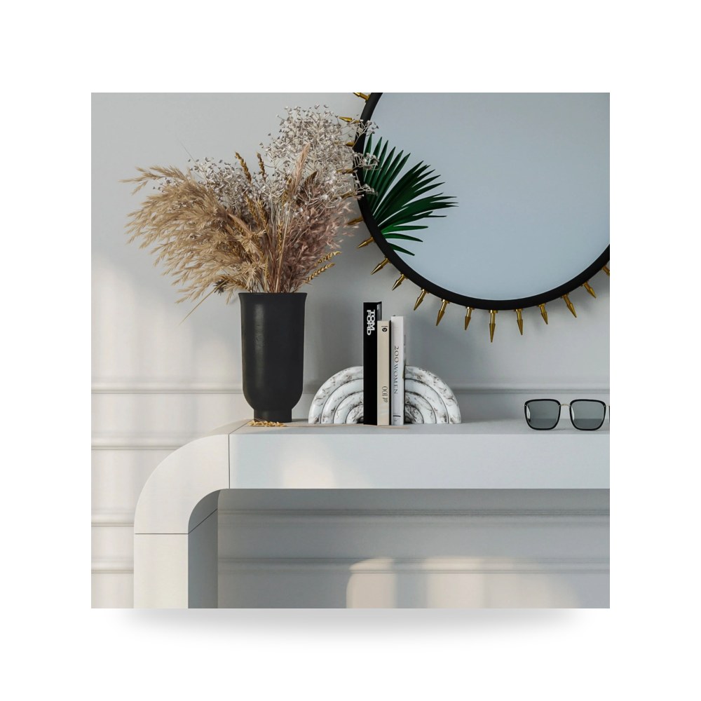 رمادي Marble Bookends توف فيرنتشر TOV Furniture