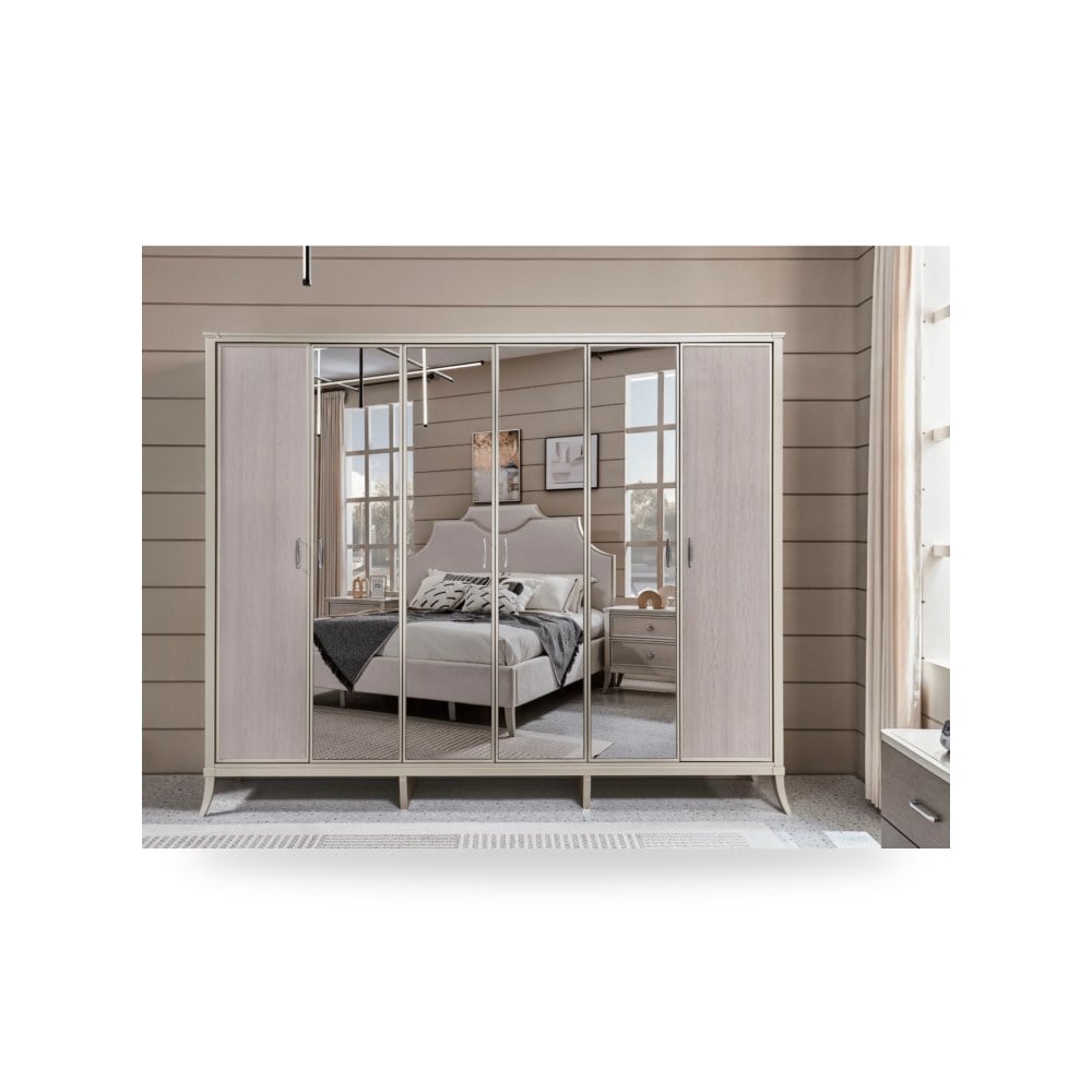 أثاث غرف نوم وأسرّة - ELISORA WARDROBVE - طراز GF-858-WR