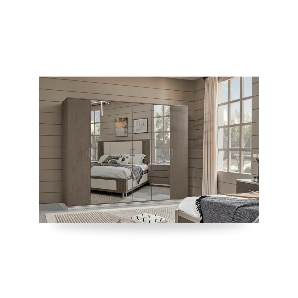أثاث غرف نوم وأسرّة - EBONY WARDROBE - طراز GF-860-WR