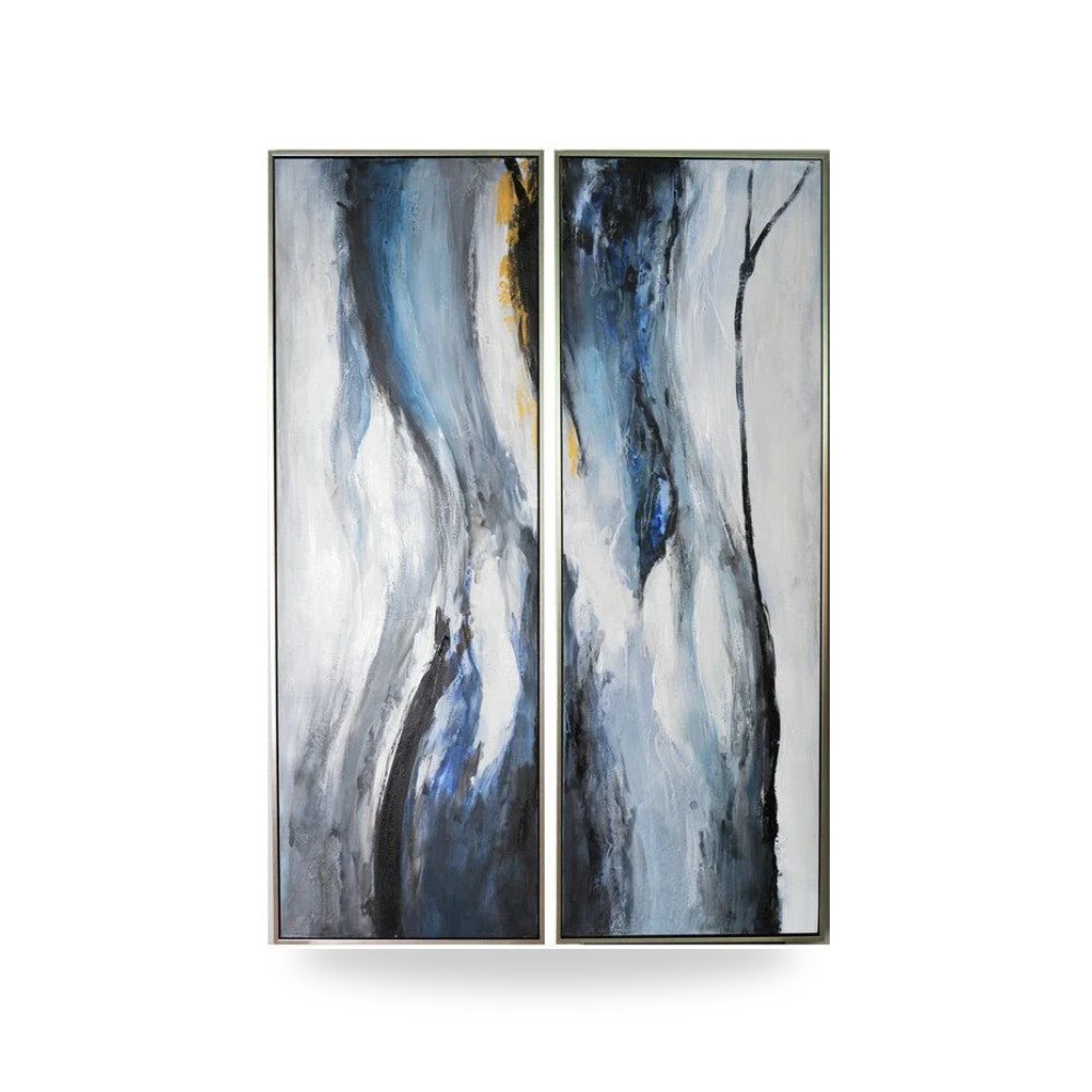 لوحة جدارية كانفس أزرق Crestview موديل كريستفيو كولكشن Crestview Collection