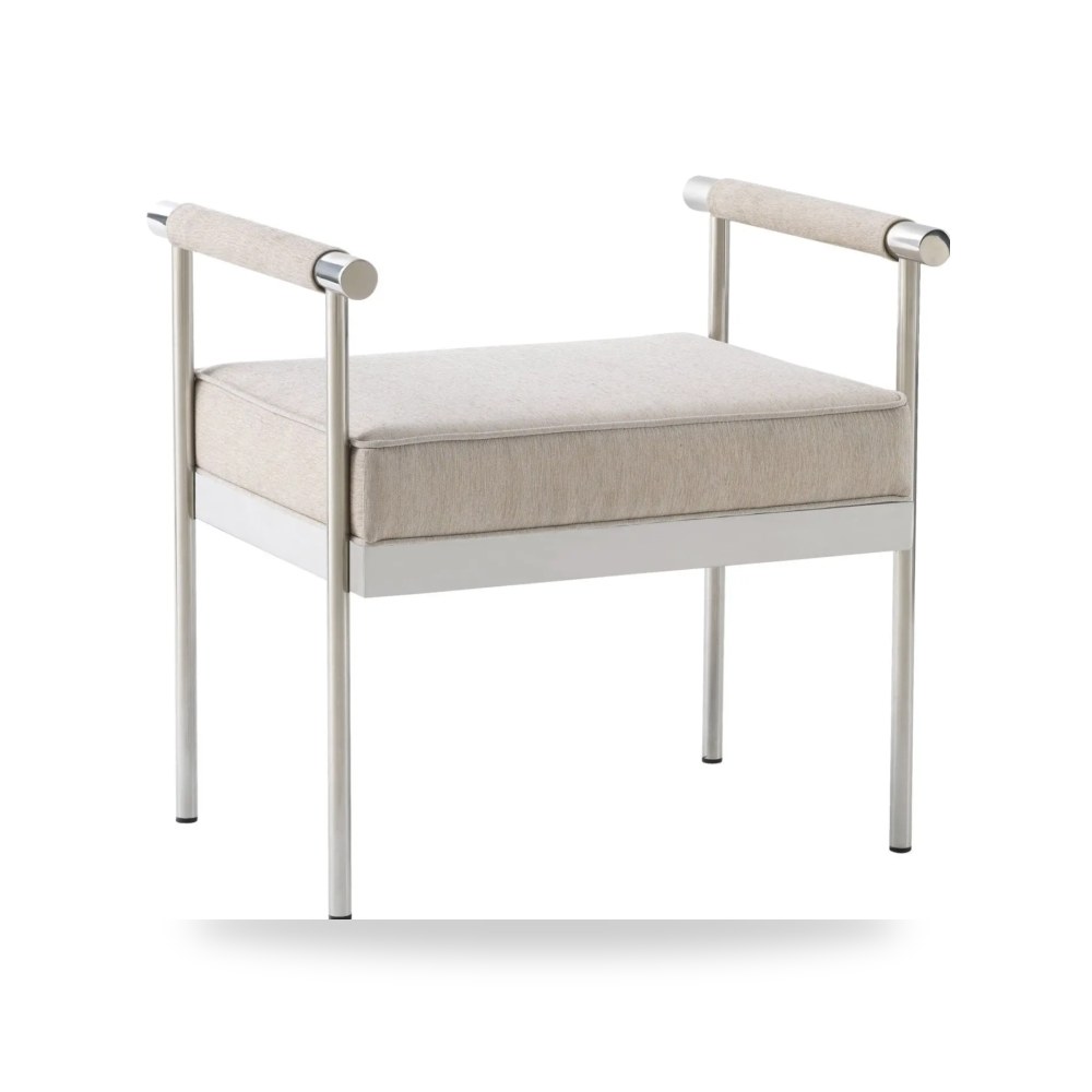 مقعد قطيفة كريمي Diva توف فيرنتشر TOV Furniture