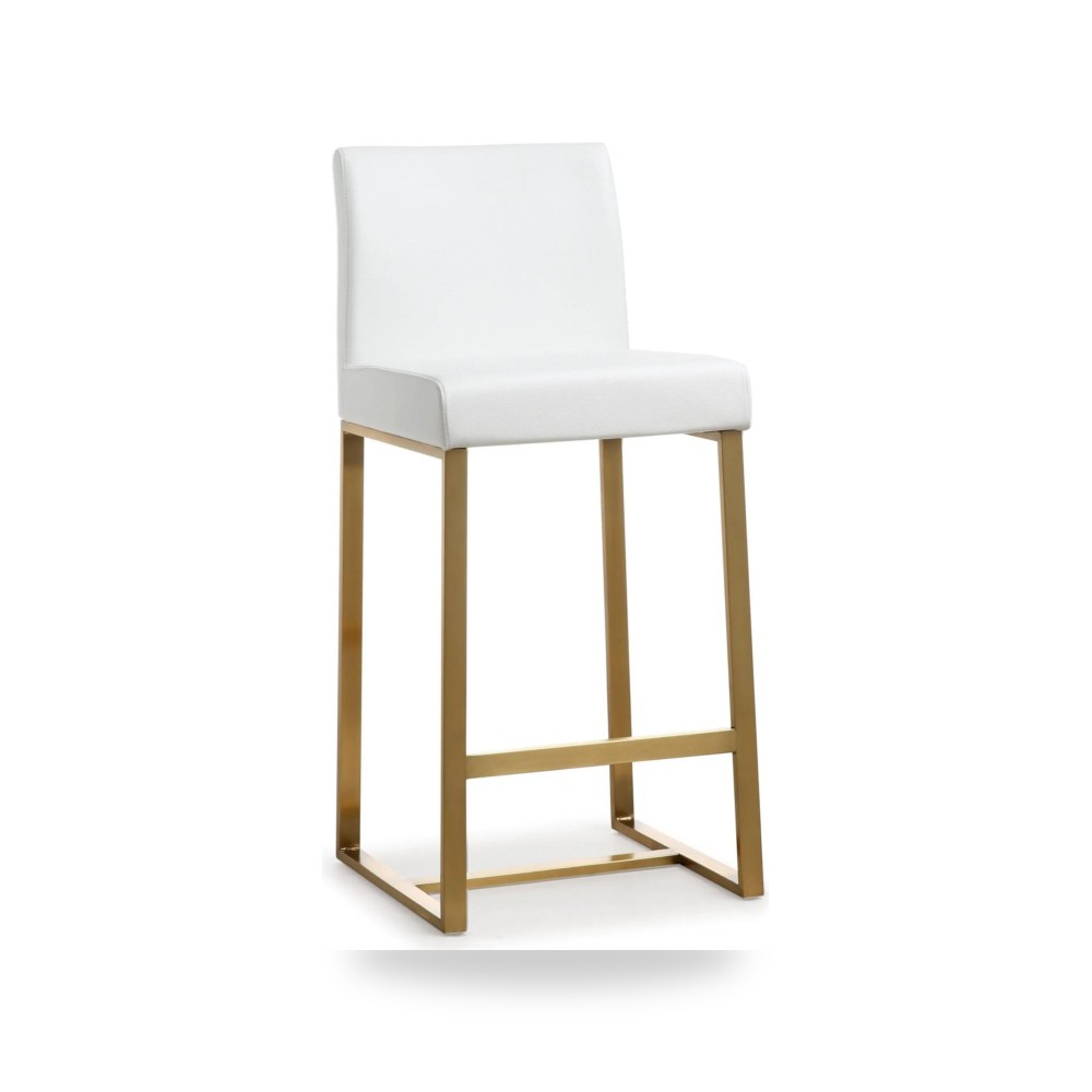 مقعد بار عالي فاخر - كرسي بار مرتفع أبيض TOV موديل TOV K3672 - من TOV Furniture