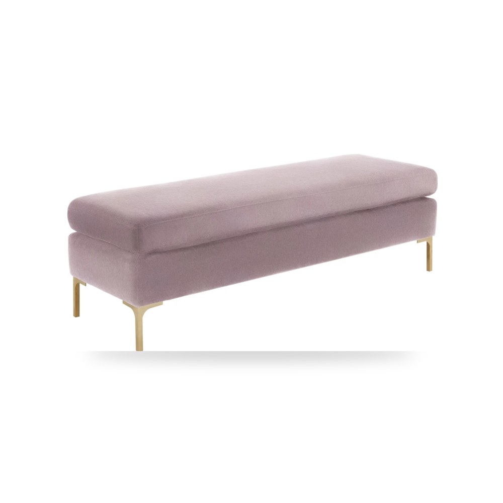 مقعد قطيفة أحمر Delilah Blush توف فيرنتشر TOV Furniture