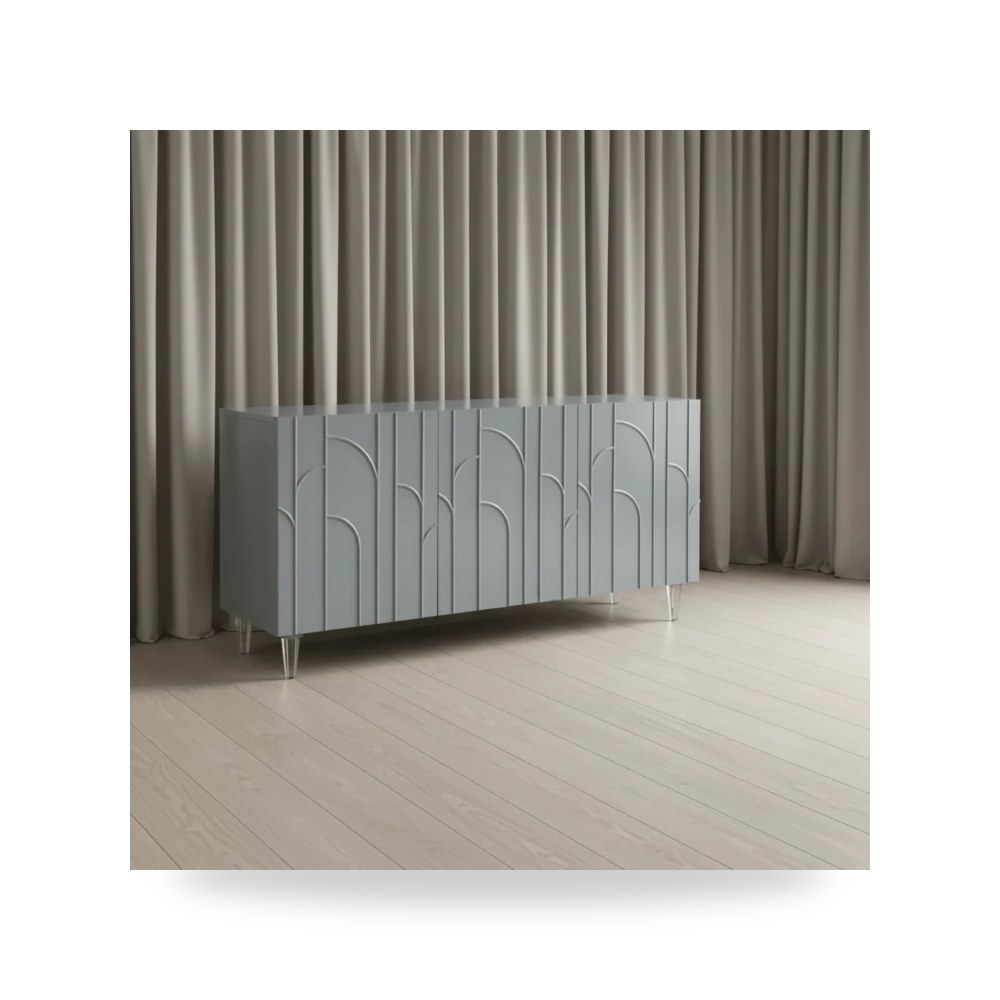 دولاب خزانة رمادي توف فيرنتشر TOV Furniture