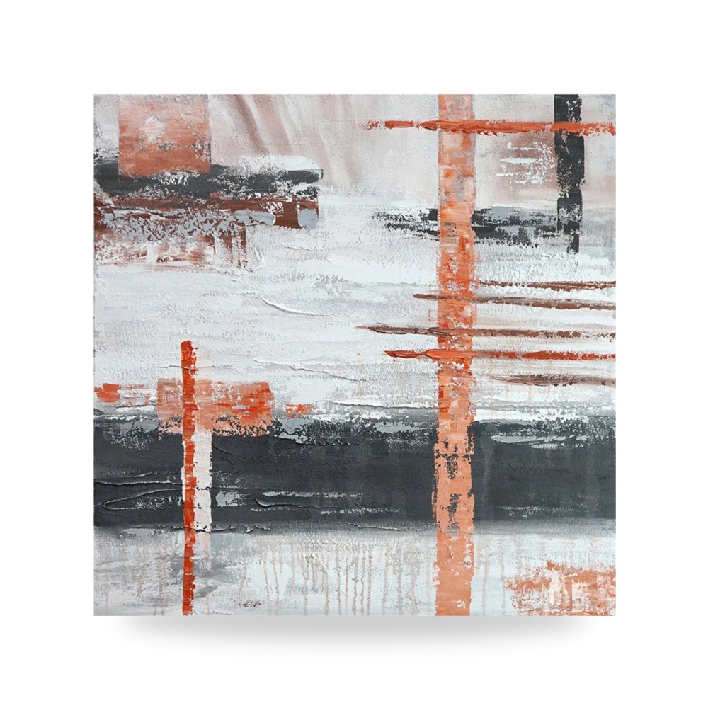 لوحة جدارية كانفس أحمر Crestview موديل كريستفيو كولكشن Crestview Collection