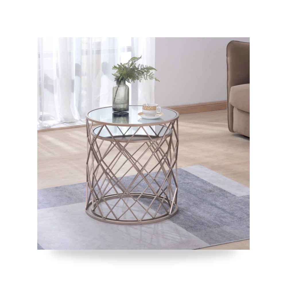 مرآة نحاس Tables Crestview