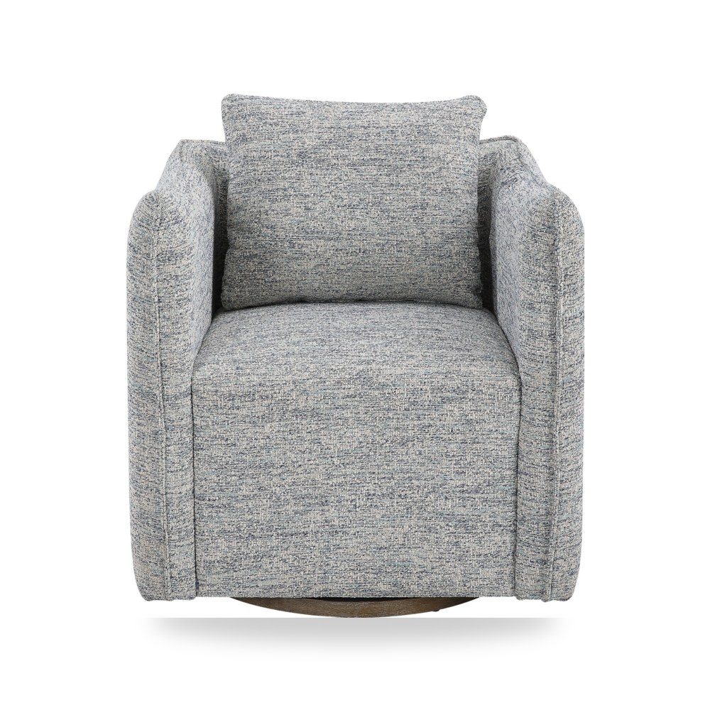 كرسي جلوس بتصميم أنيق - كرسي أزرق Corben Swivel Uttermost - طراز 23820-UTT