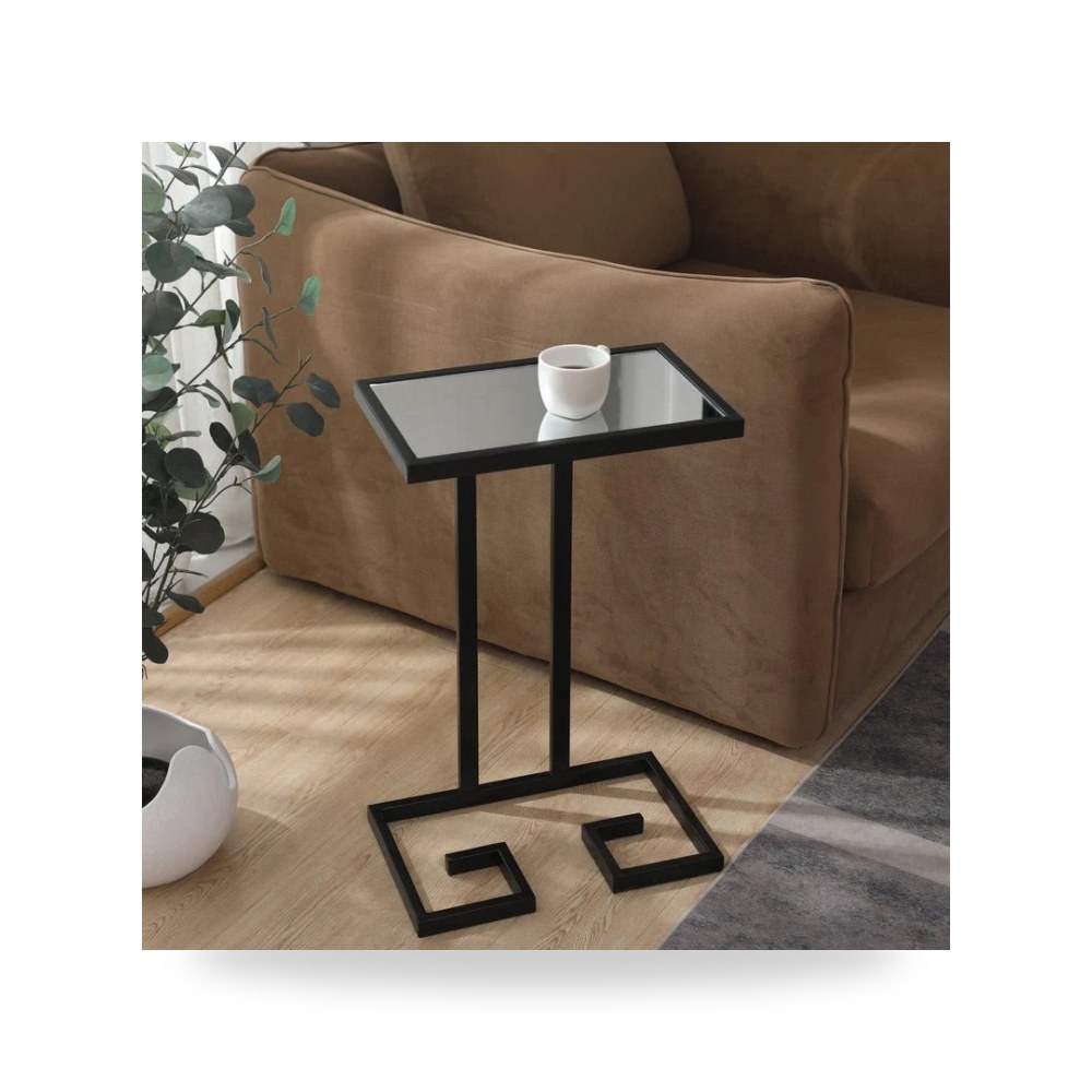 طاولة جانبية أسود Crestview