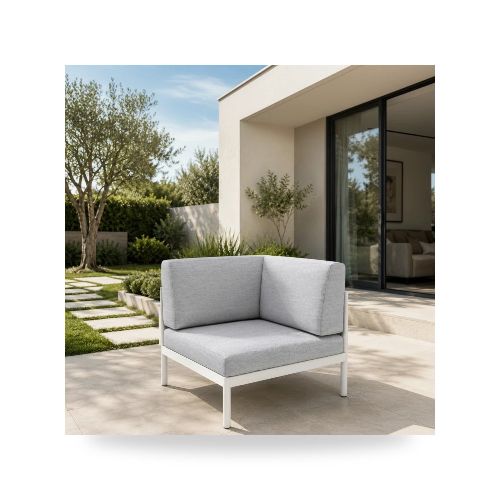 كرسي جلوس بتصميم أنيق - Bryde corner chair - طراز 3040100006