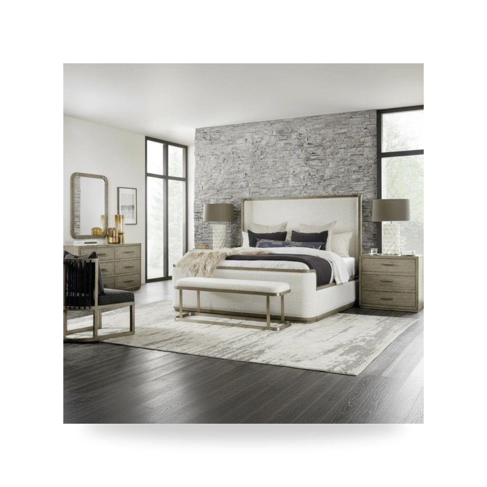 سرير نوم فاخر - سرير Boones Bedroom Hooker - من Hooker Furniture - طراز 6150-904kit