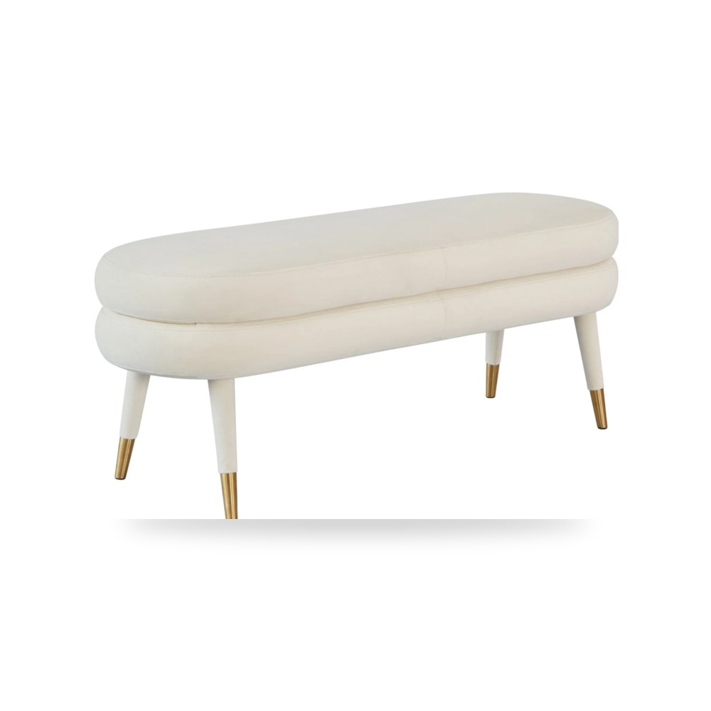 مقعد قطيفة كريمي Betty توف فيرنتشر TOV Furniture