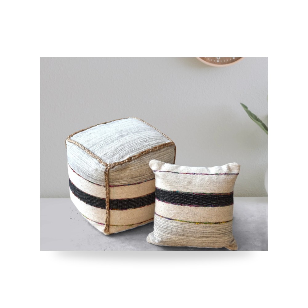 بوف ومسند قدم عثماني - بوف BERVIE - طراز BERVIE-POUF
