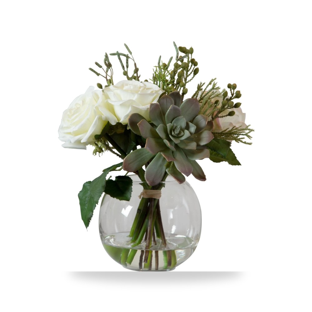 مرآة ديكور جدارية إكسسوار ديكور طاولة زهور وطبيعة Uttermost