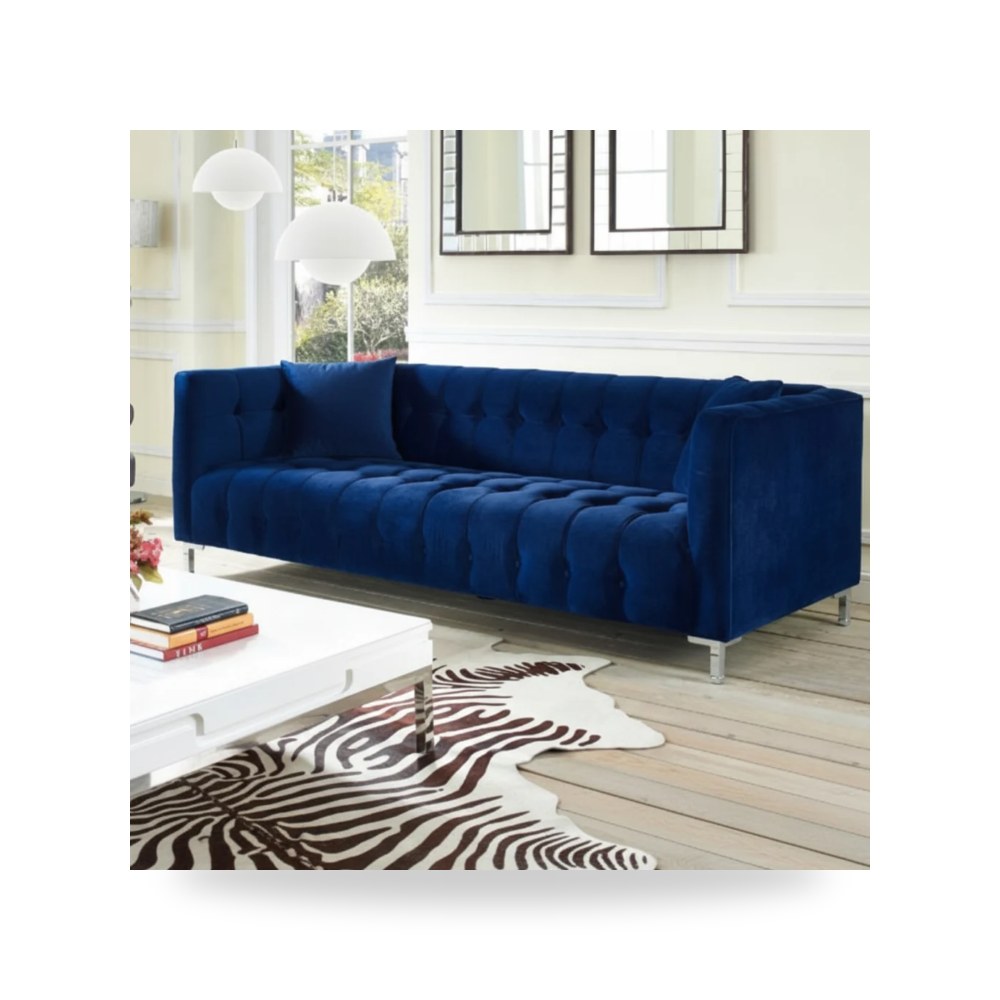 أريكة قطيفة كحلي Bea توف فيرنتشر TOV Furniture موديل TOV-S85
