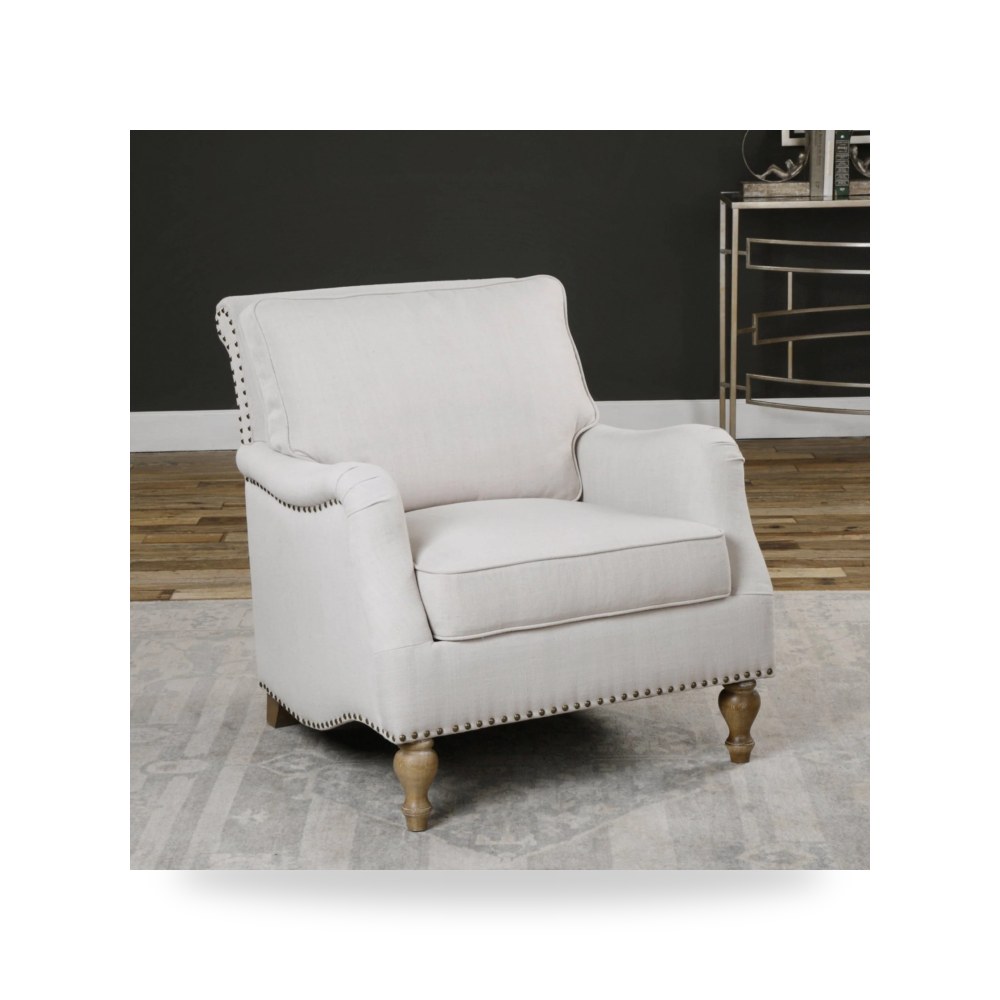 كرسي بذراعين فاخر - كرسي بذراعين Armstead Uttermost - طراز 23291-UTT