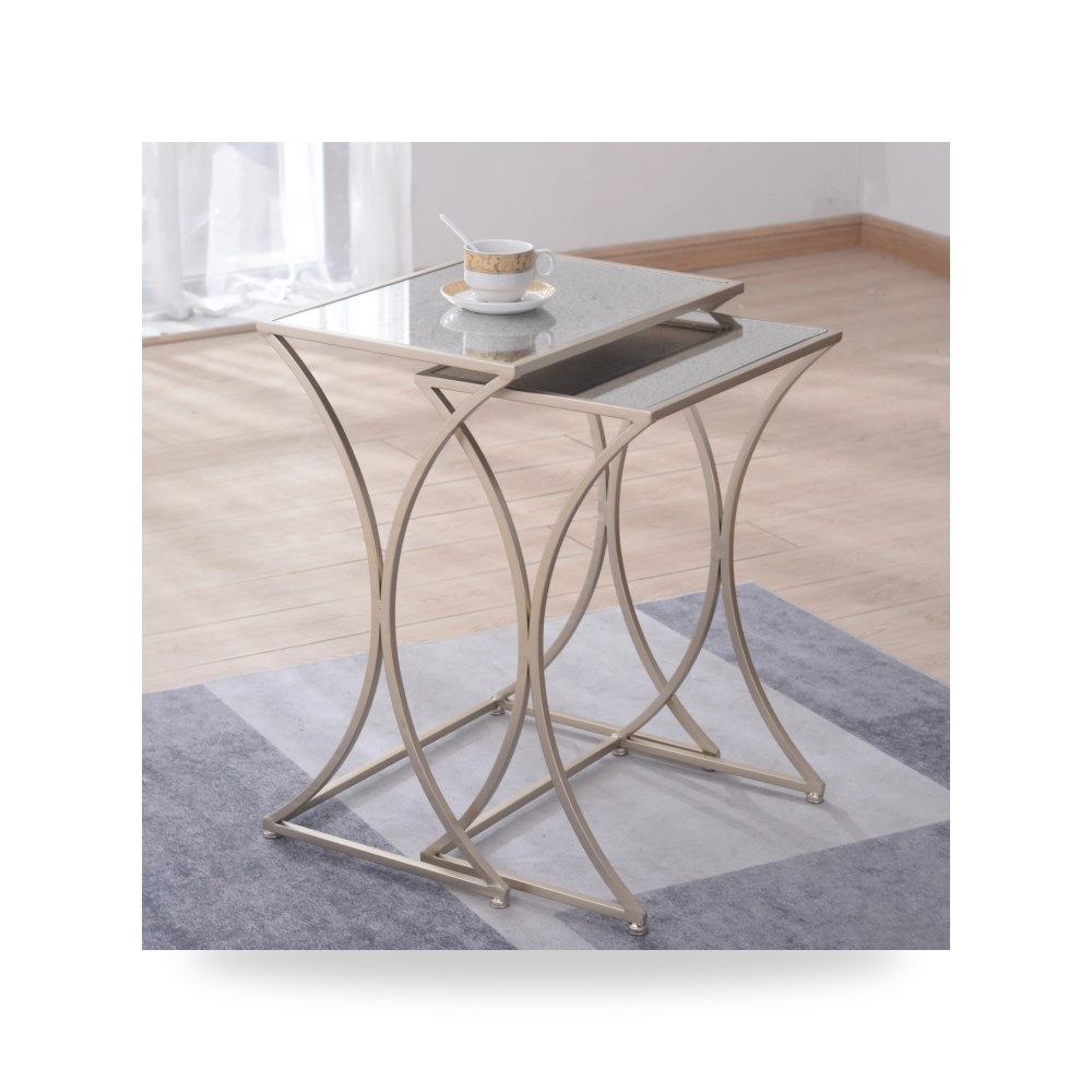 طاولة جانبية ديكورية أنيقة فاخر كريستفيو (Crestview Collection)